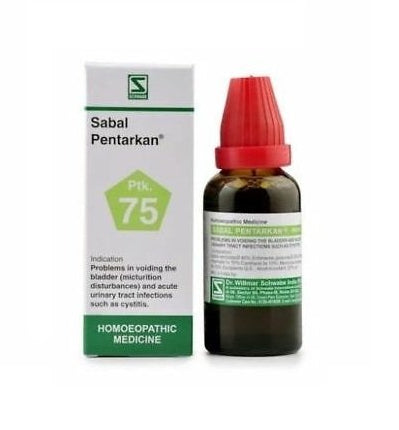 Dr Willmar Schwabe India Homoeopathic Sabal Pentarkan (30ml) (Ptk. 75) for urinary tract infections