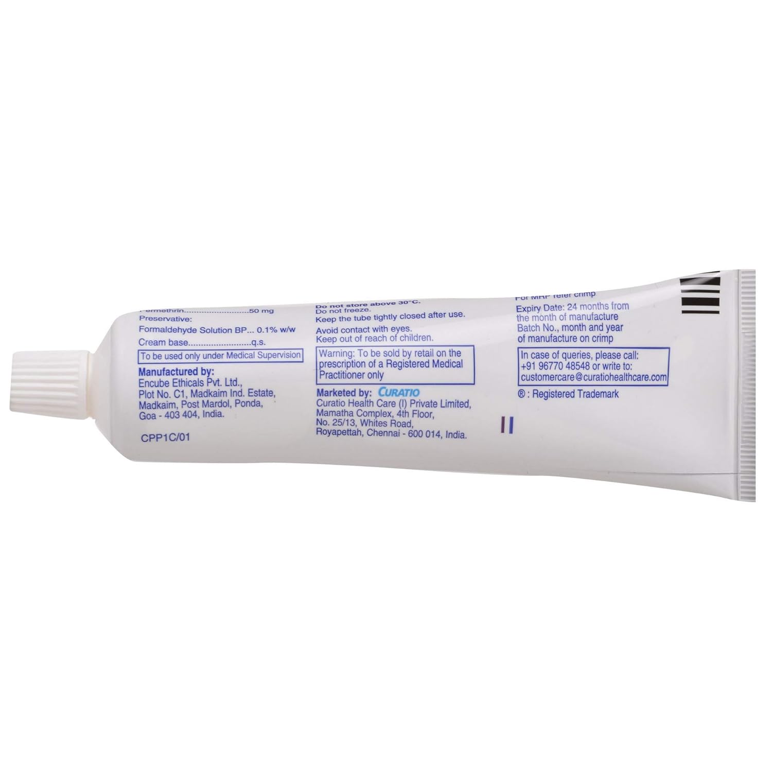 Permite 5% - Tube of 60gm Cream