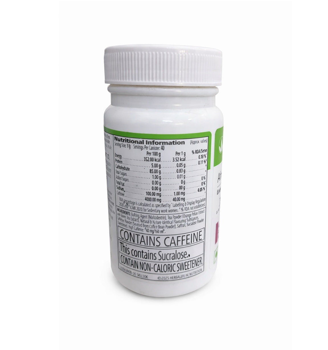 Herbalife Afresh Energy Drink Mix - 50 gm - Kashmiri Kahwa