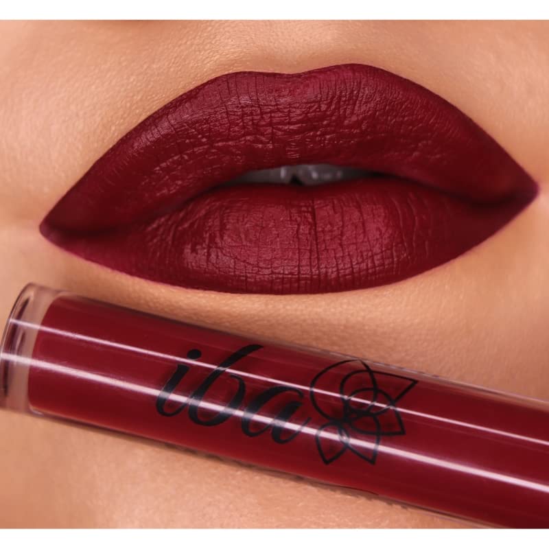 Iba Maxx Matte Liquid Lipstick- Burgundy Blush 2.6ml