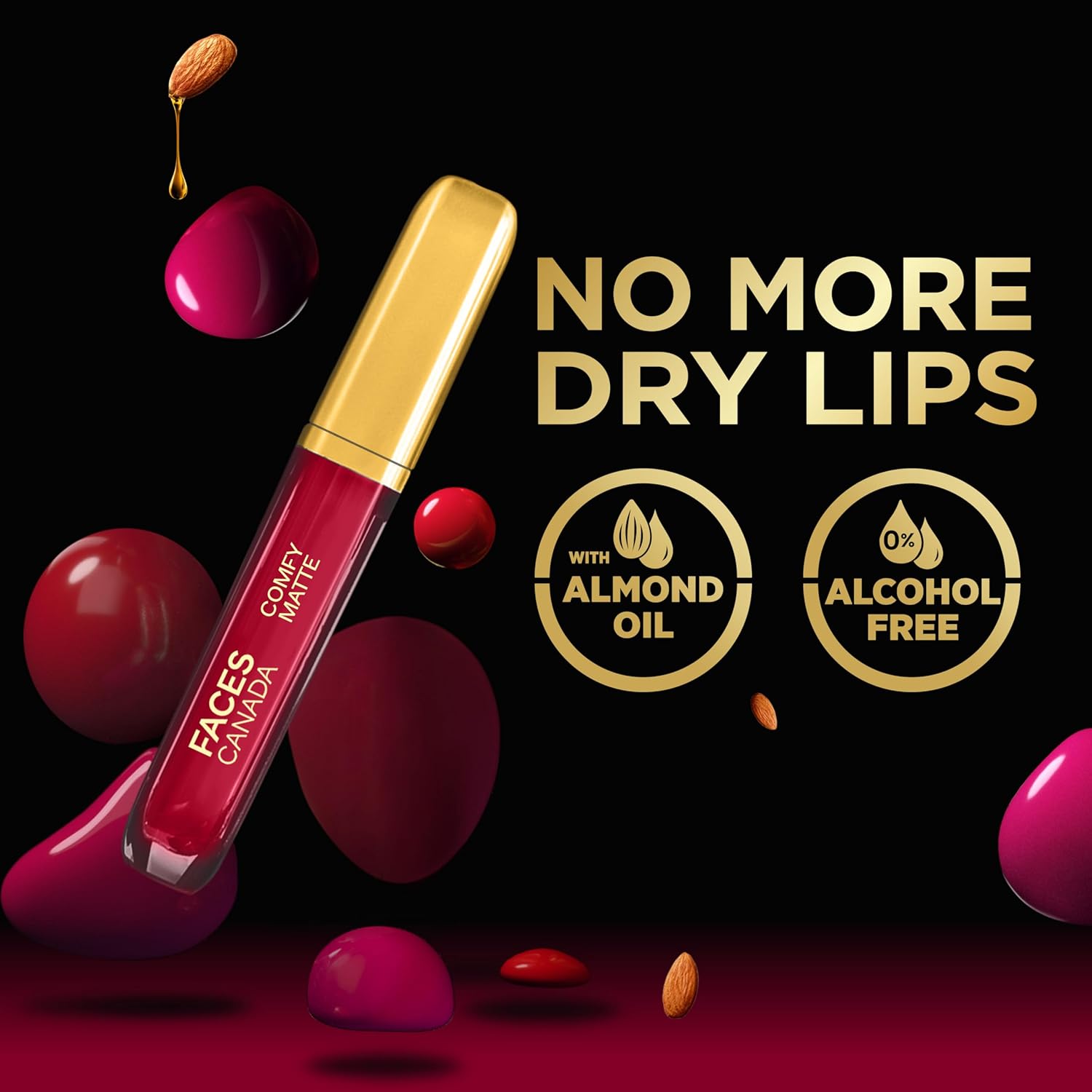 FACES CANADA Comfy Matte Liquid Lipstick - Note To Self 07, 3 ml