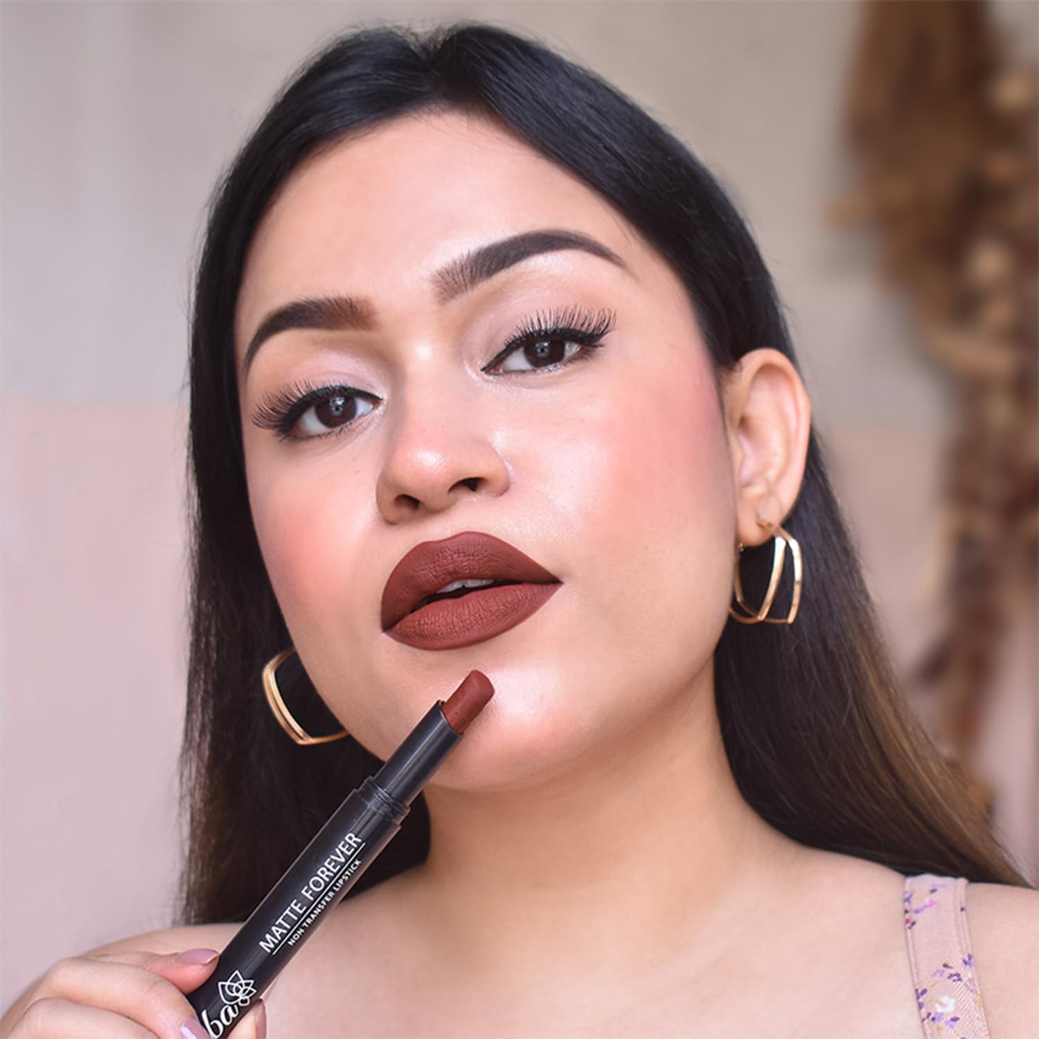 Iba Matte Forever Non-Transfer Lipstick for Women - 13 Pick Me Up 2g