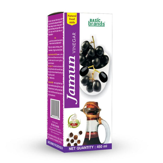 Basic Ayurveda Jamun Vinegar 450 ml For diabetes, digestive system, bowel movement