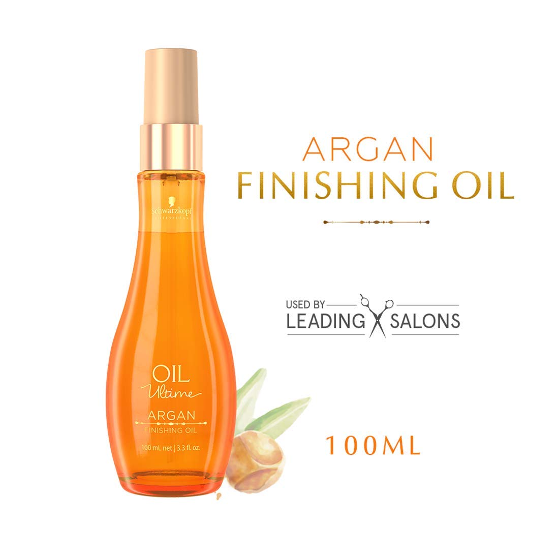 Schwarzkopf Professional Oil Ultime Argan Finishing Oil | For Medium to Coarse Hair | 100ml