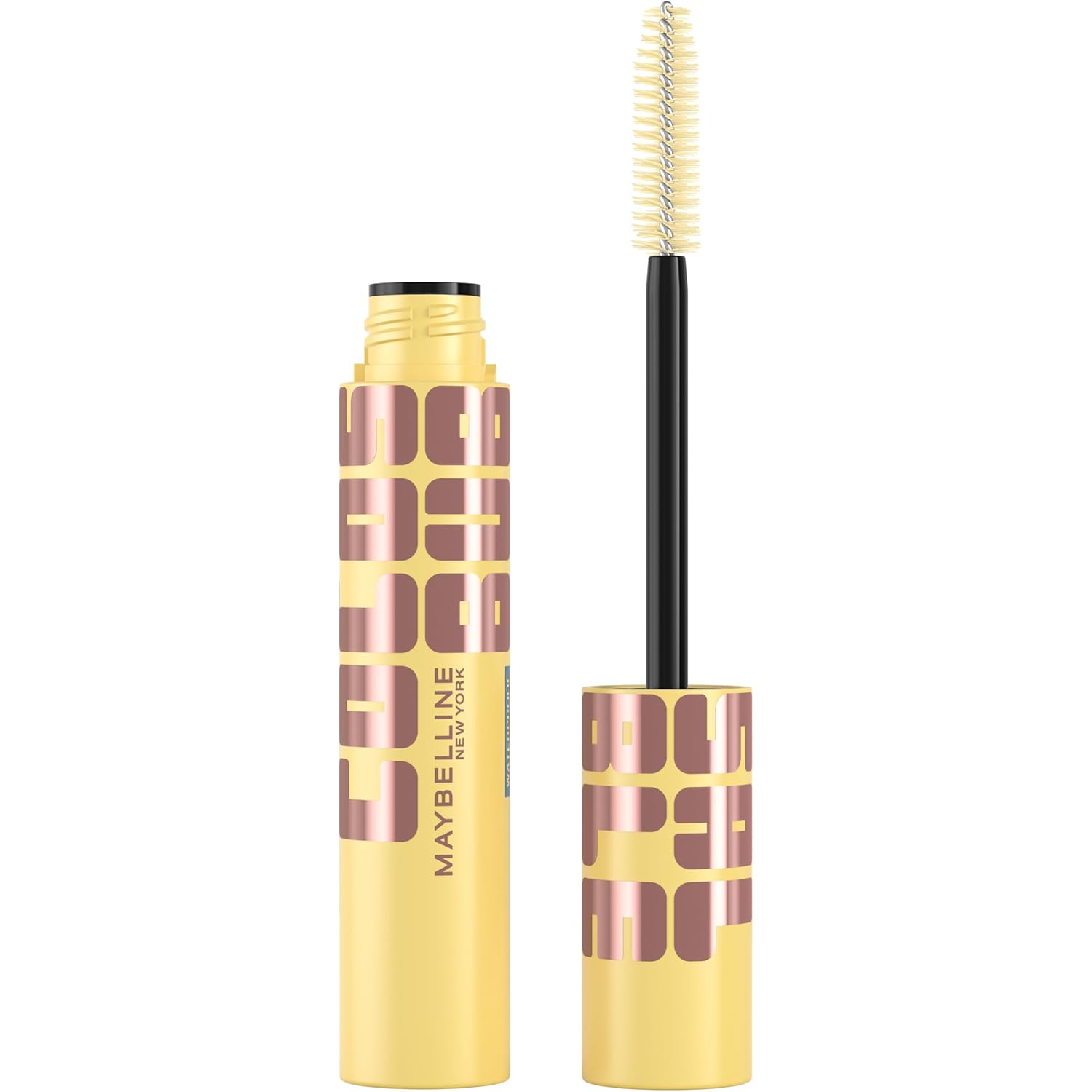 Maybelline New York Colossal Bubble Volumizing Mascara Waterproof, Noir black, Volumizing, 8.75 ml