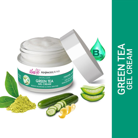 Iba Advanced Activs Crystal Clear Green Tea Gel Cream, 50g