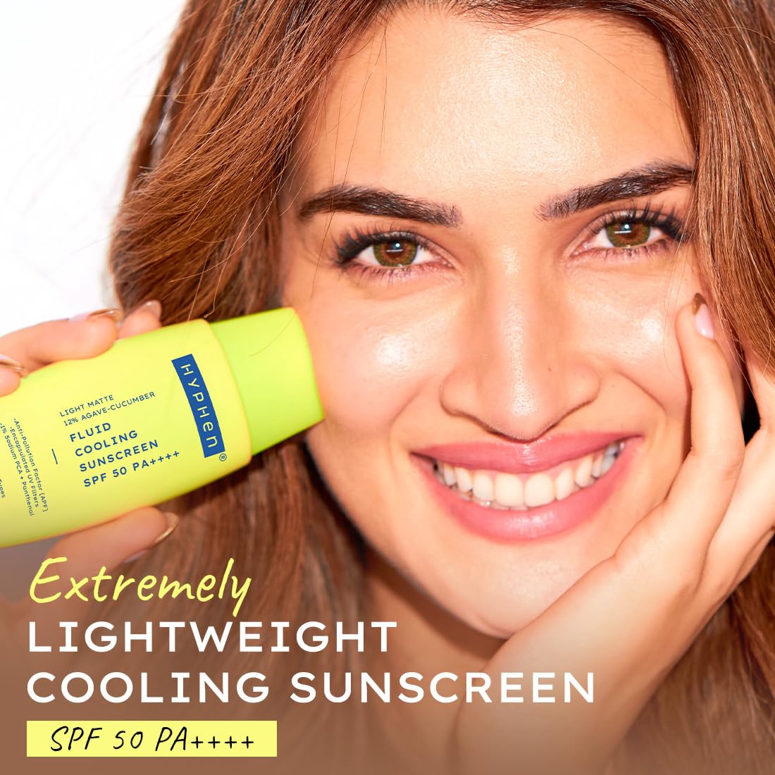 Hyphen Fluid Cooling Sunscreen SPF 50 PA++++ With Encapsulated UV Filter (50ml)
