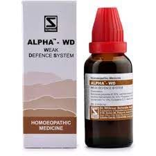 Dr Willmar Schwabe India Homoeopathic Alpha WD (Weak Defence System) (30ml) for immune system liver care