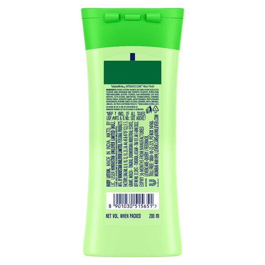 Vaseline Intensive Care Aloe Fresh Body Lotion 200 ml