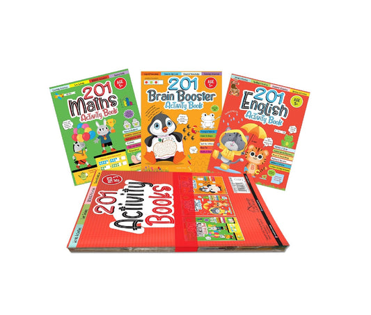 201 Activity Books (Pack of 3 books) Paperback