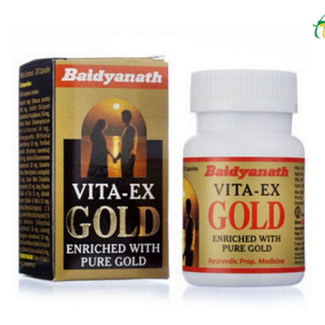 Baidyanath Vita Ex Gold (20caps) for Premature Ejaculation, Loss Of Libido