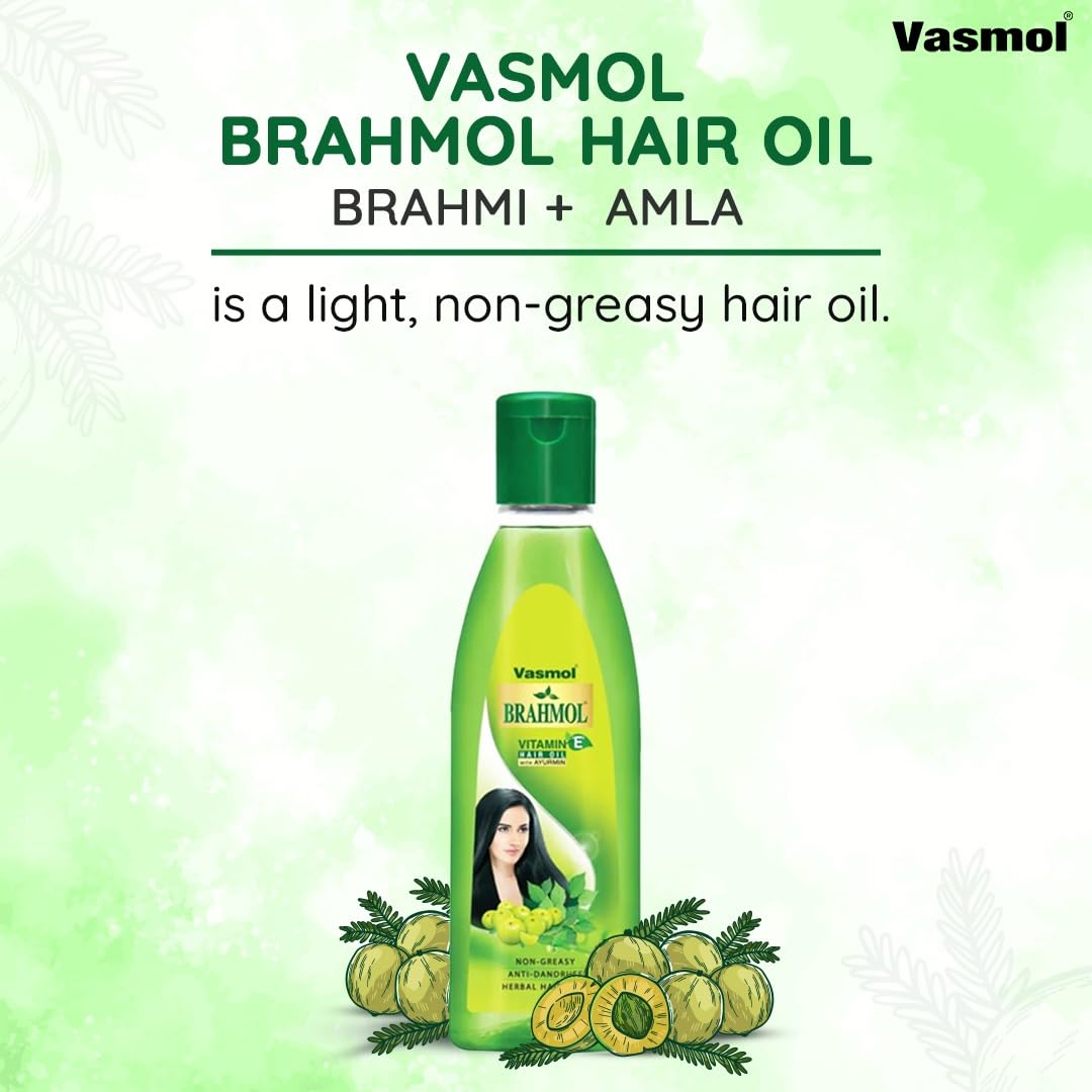 Vasmol Brahmol Hair Oil , 500 ml