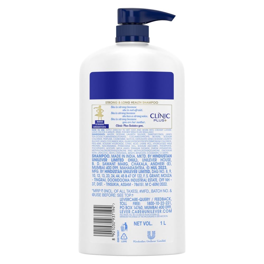 Clinic Plus Strong & Long Shampoo - 1 L