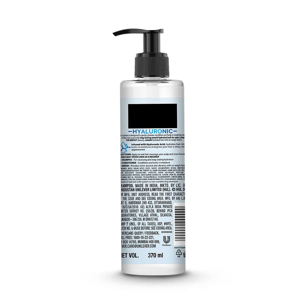 TRESemme Pro Pure Moisture Boost Shampoo|| with Aloe Essence|| Sulphate Free & Paraben Free|| for Dry Hair|| 370 ml