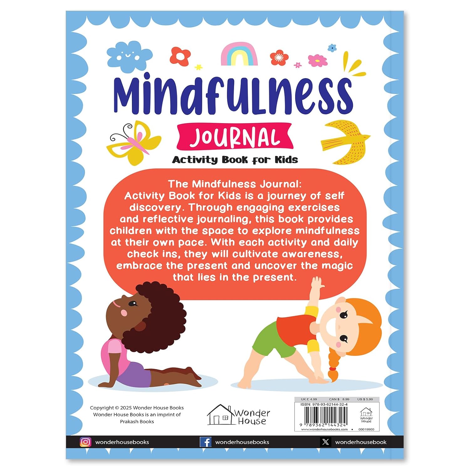 Mindfulness Journal Activity Book for Kids Daily reflection Book