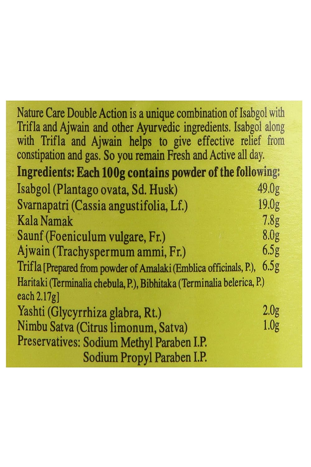 Dabur Ayurvedic Nature Care Double Action (100g)