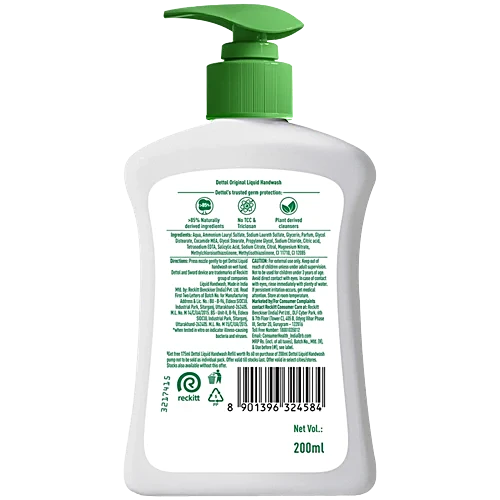 Dettol Original Liquid Handwash, 200 ml