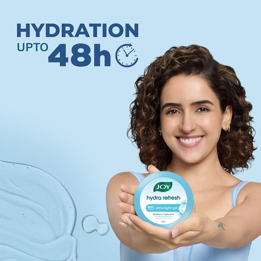 Joy Hydra Refresh Ultra Light Gel, Oil Free Moisturizer with Hyaluronic Acid & Vitamin E 250ml