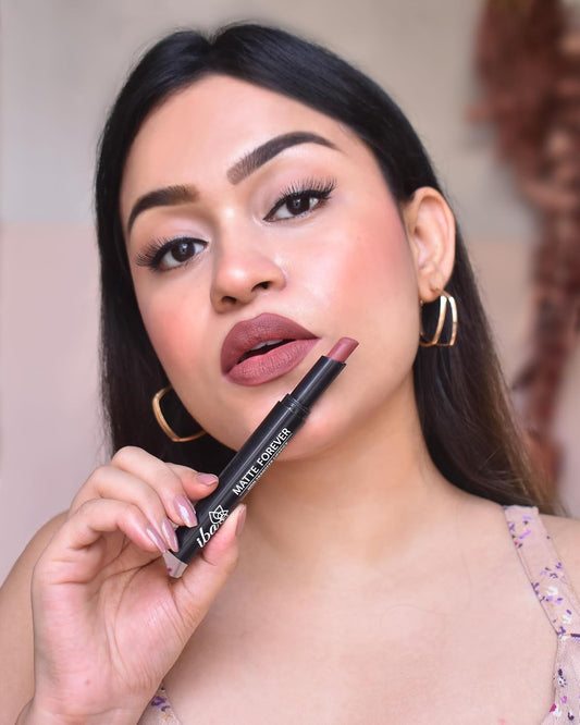 Iba Matte Forever Non-Transfer Lipstick for Women - 04 Best Friend