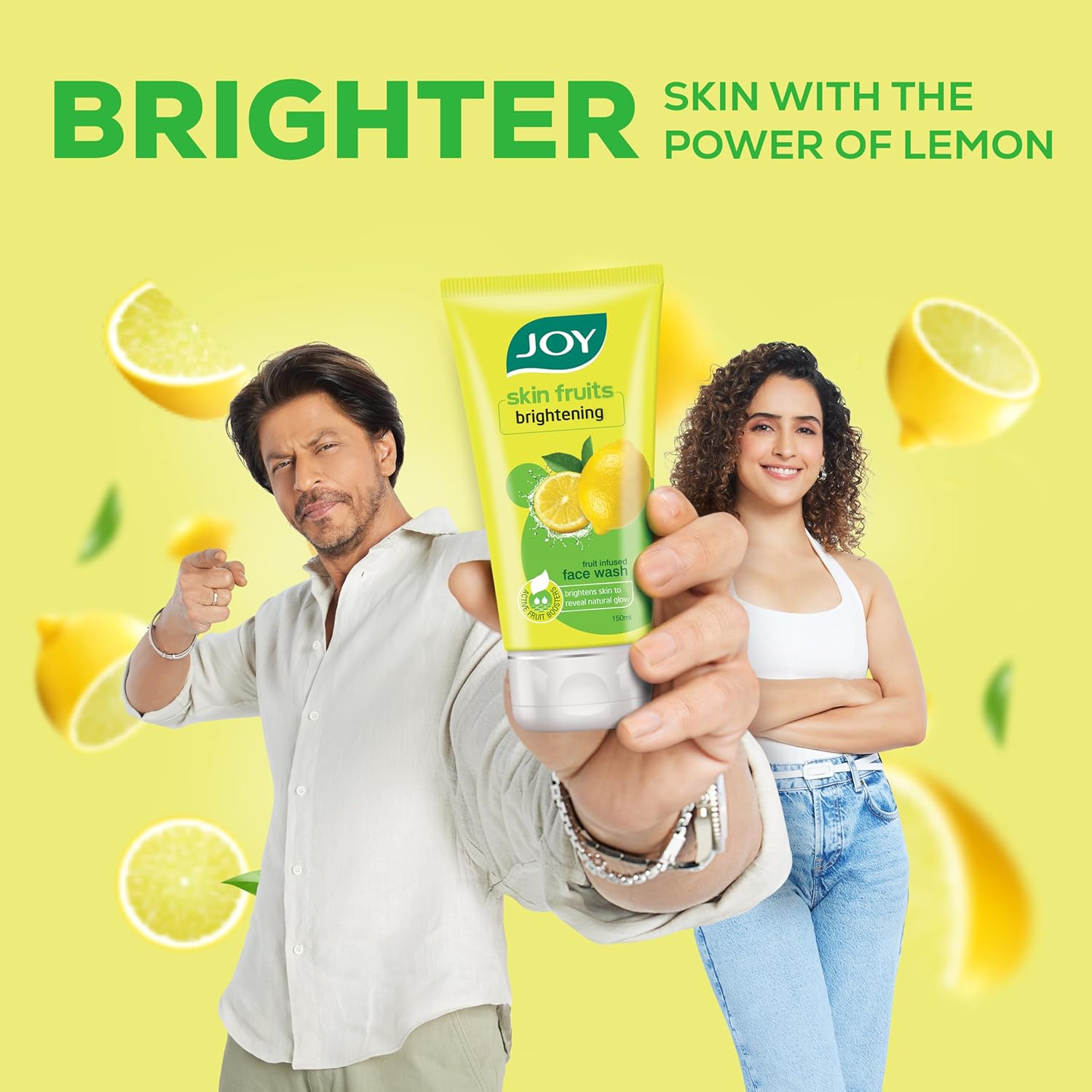 Joy Face Wash Combo Lemon Brightening & Charcoal Deep Clean 150ml x2