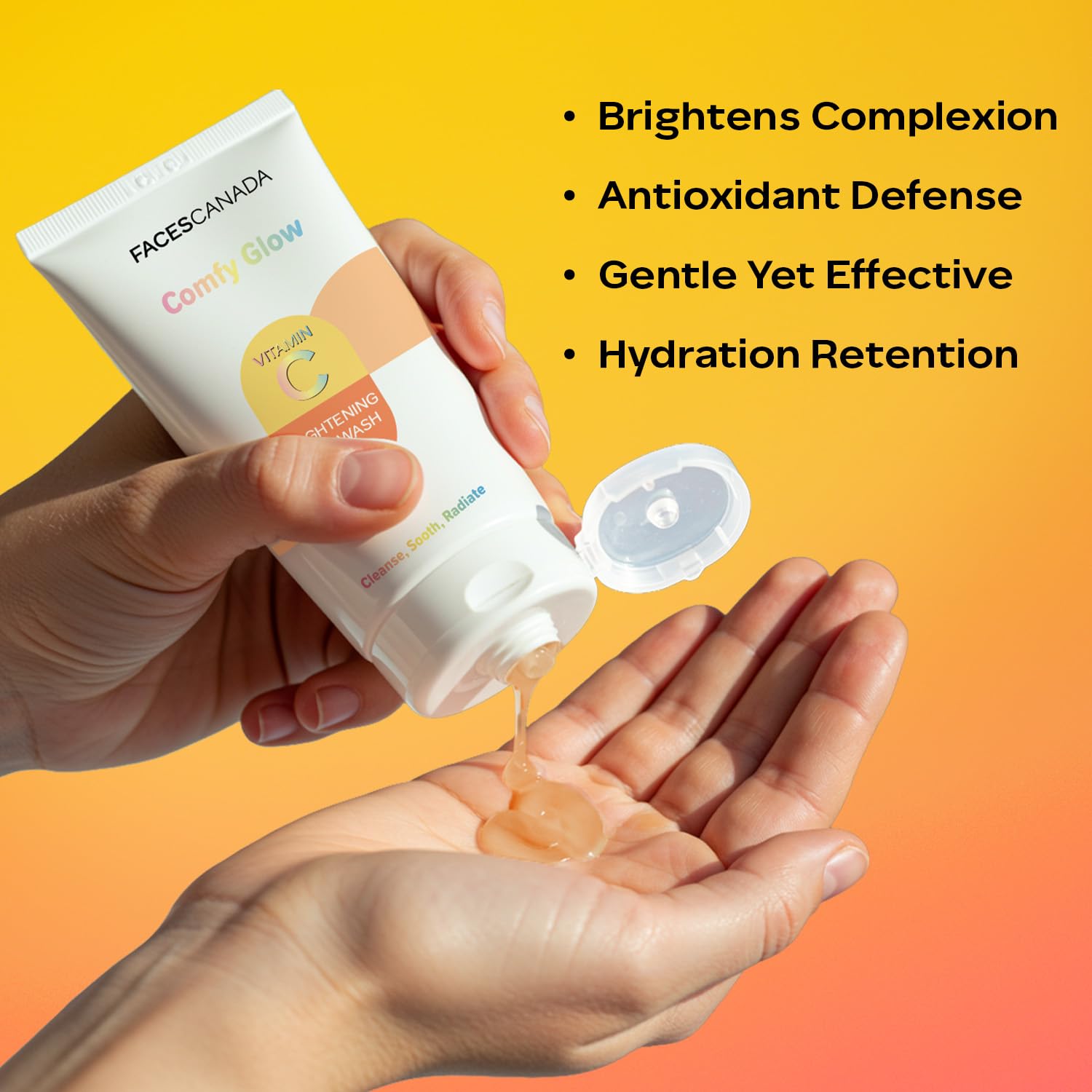 FACES CANADA Comfy Glow Vitamin C Face Wash - 50ml