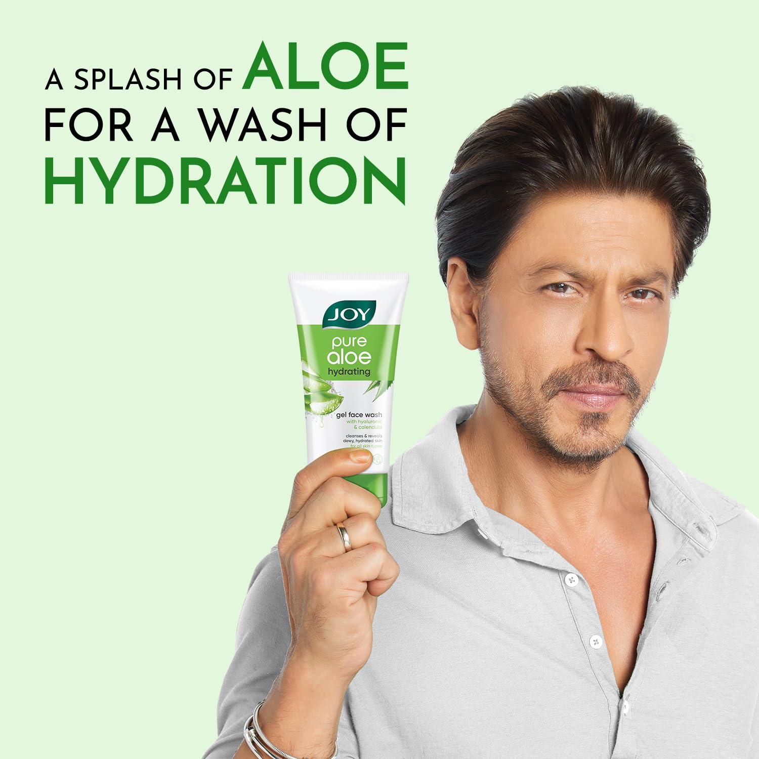 Joy Hydrating Aloe Vera Face Wash for Summers | Controls Excess Oil & Removes Dirt 150ml
