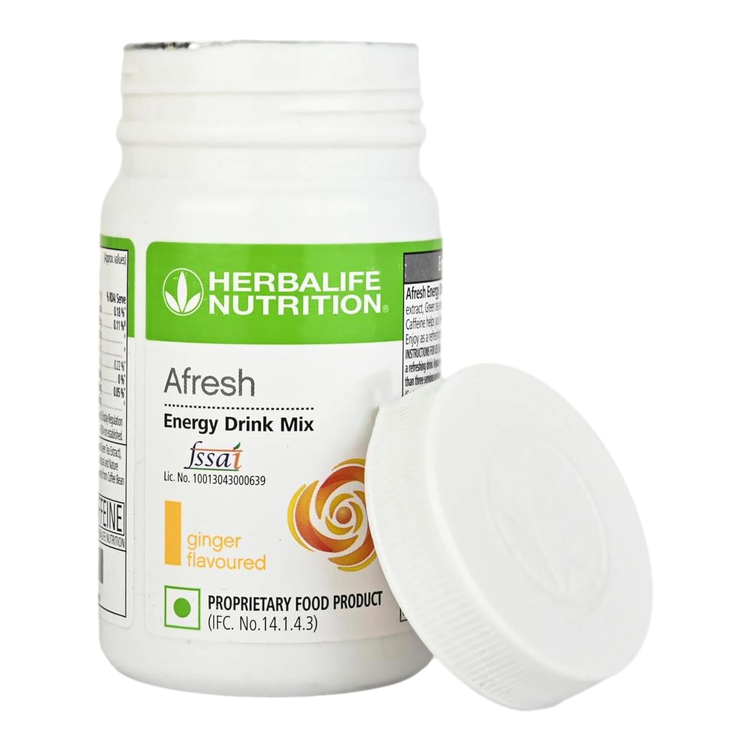 Herbalife Afresh Energy Drink Mix - 50 gm - Ginger