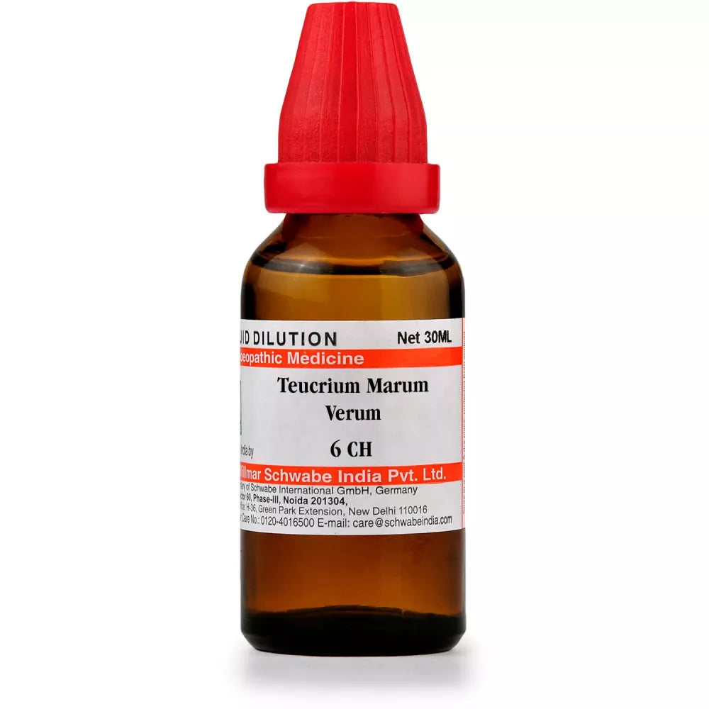 Dr Willmar Schwabe India Homoeopathic Teucrium Marum Verum Dilution 30ml for Itching pimples