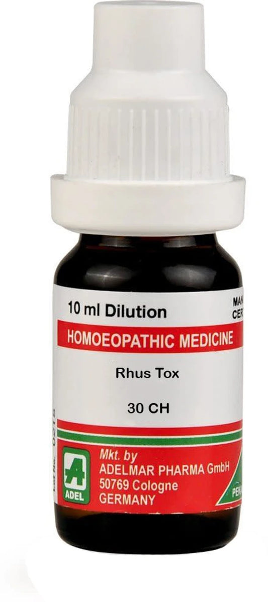 Adel Homeopathy Rhus Tox Dilution - 10 ml - 30 CH