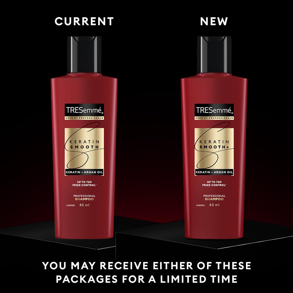 TRESemme Keratin Smooth+ Shampoo 83ml With Keratin Protein and Argan Oil