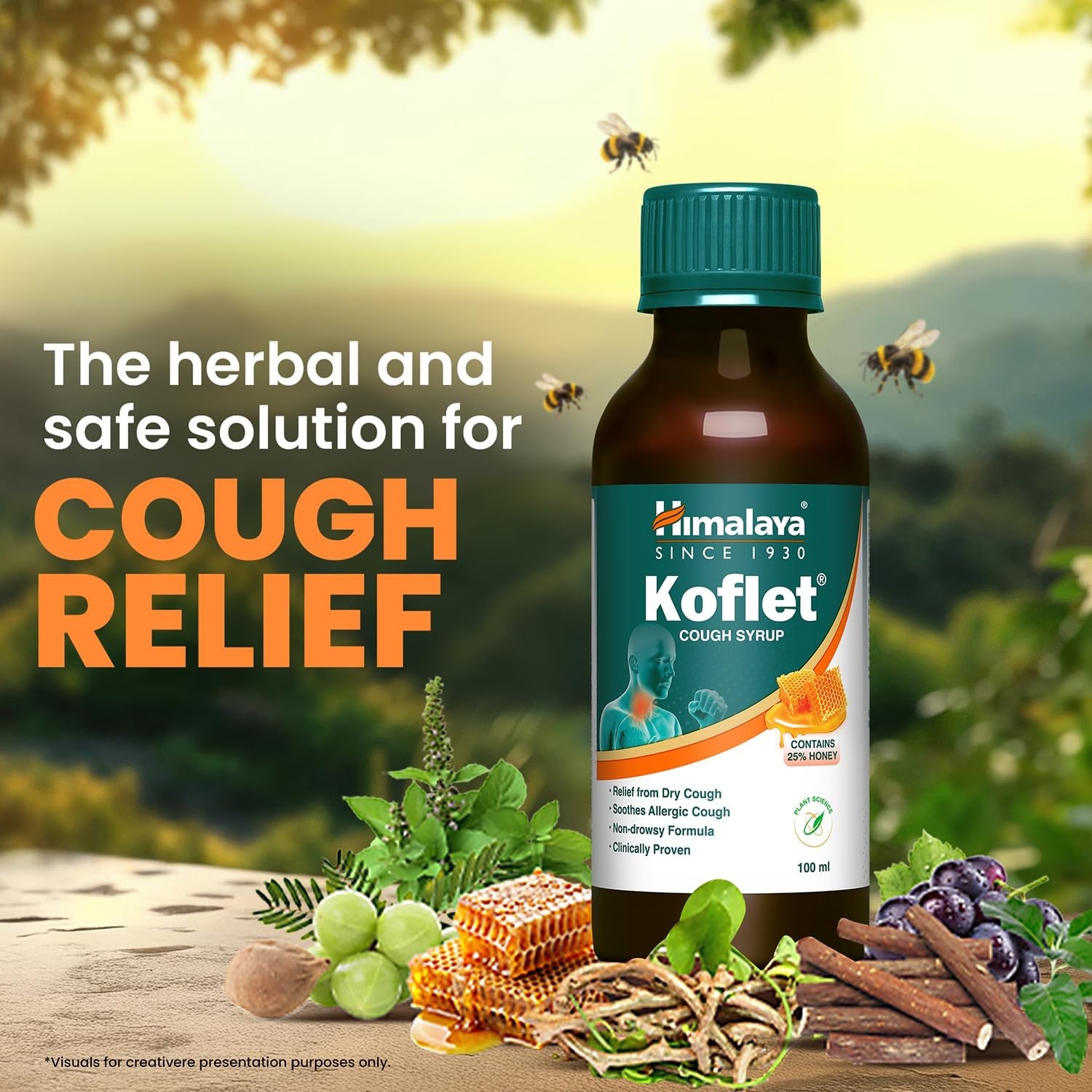 Himalaya Herbals - Koflet Cough Syrup - 100 ml