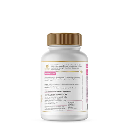 Maharishi Ayurveda Vigoroyal-F Tablet 60 Tablets For stress, vitality, energy, stamina