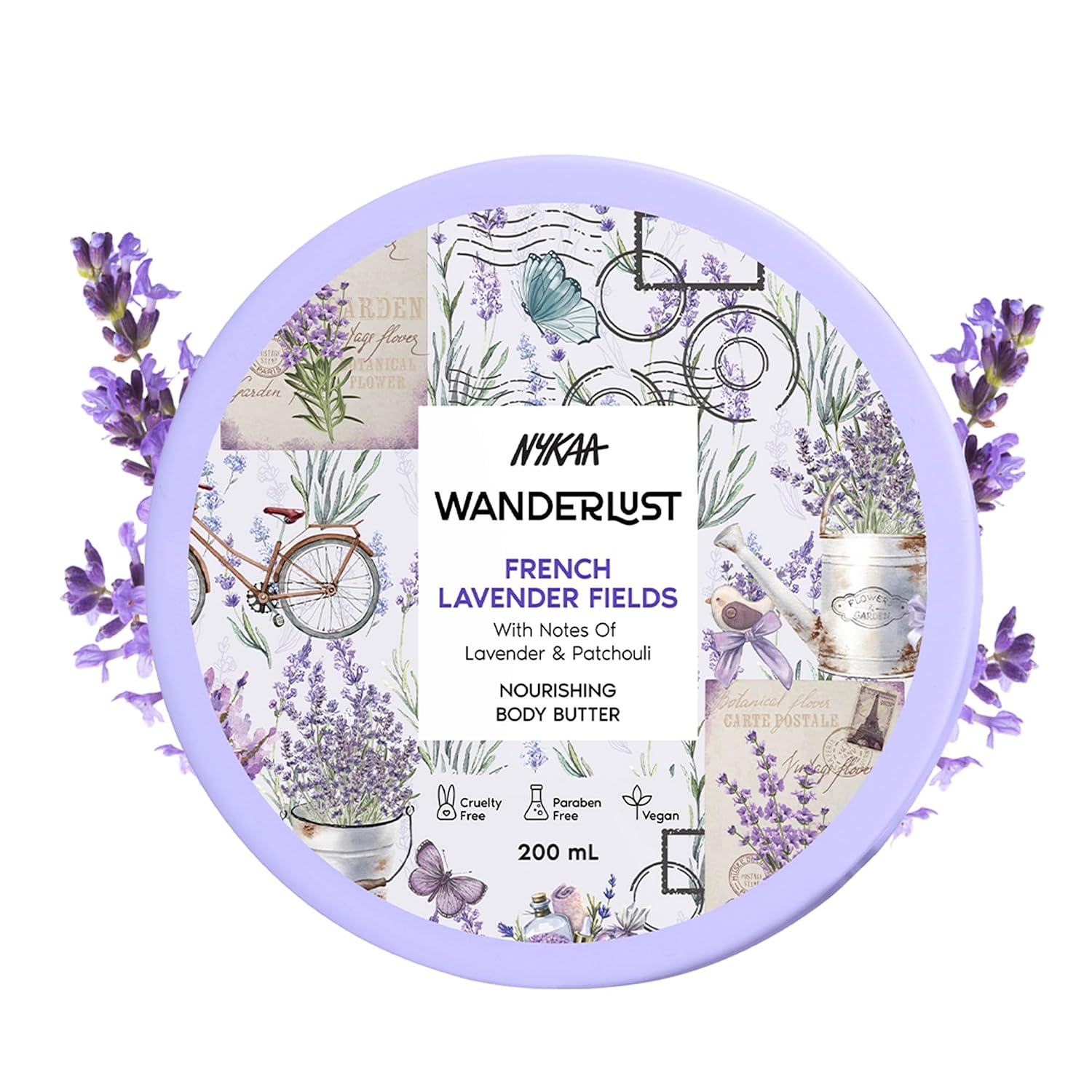 Nykaa Wanderlust French Lavender Body Butter-200ml