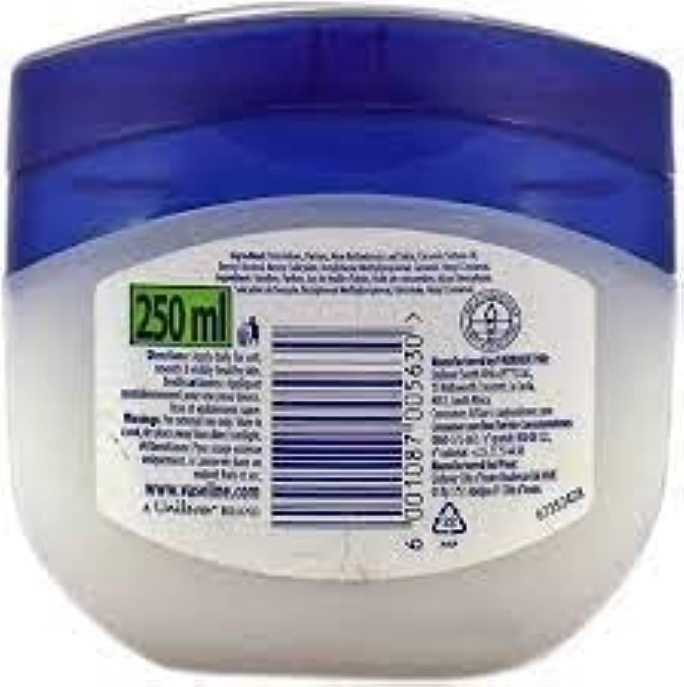 Vaseline 100% Pure Petroleum Jelly (Aloe Vera, 250ml)