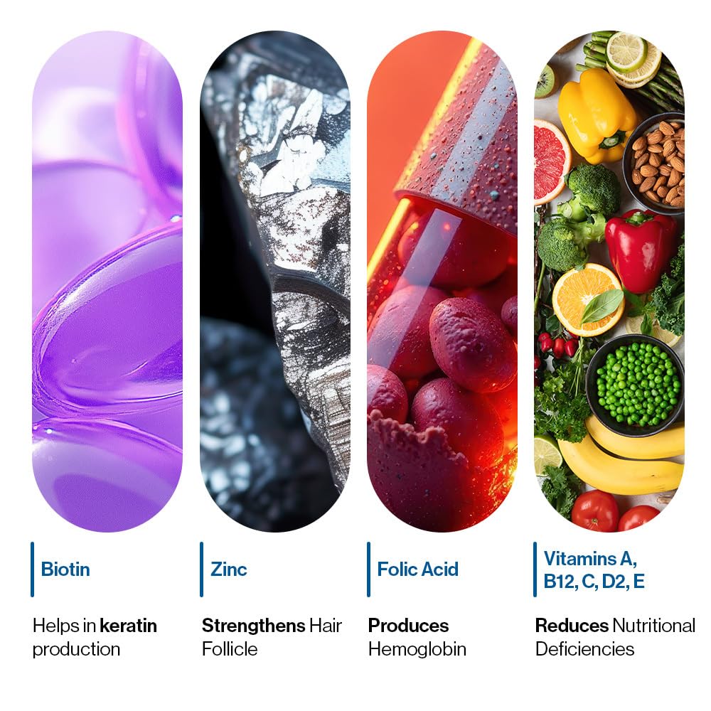 BeBodywise Hair Health Gummies - 60 Gummies