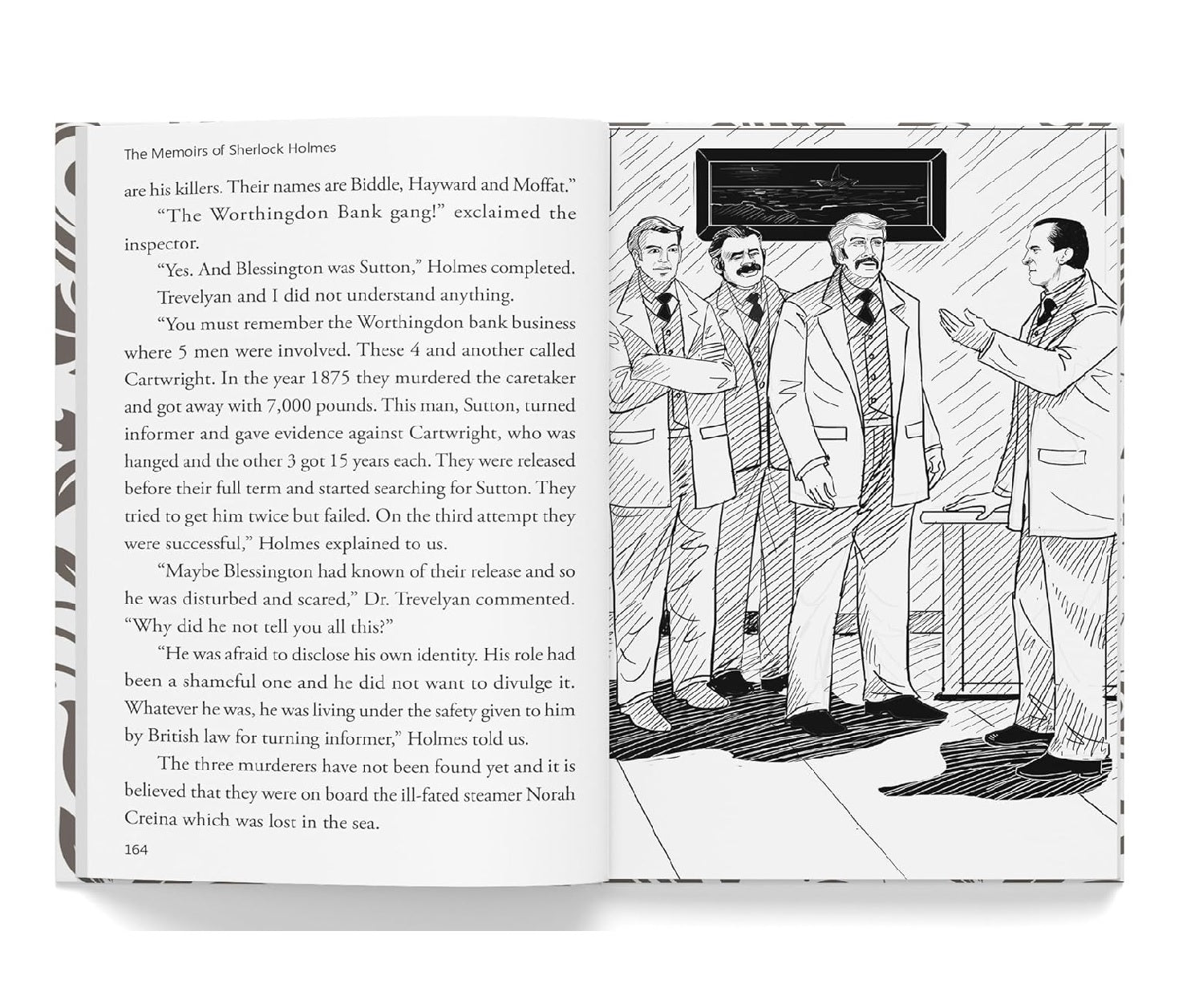 The Memoirs of Sherlock Holmes : Illustrated Abridged Children Classic English Novel with Review Questions (Hardback) Book