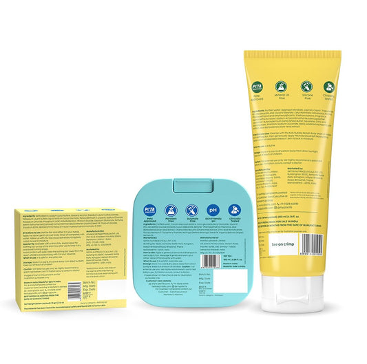 PLIX THE PLANT FIX Kids™ Cloud Soft Body Lotion, Happy Skin Moisturizing Bathing Bar & Happy Hair Gentle Shampoo | Gentle Cleansing, Deep Hydration & Nourishment | Pediatrician Approved | For Kids 2-6 Years