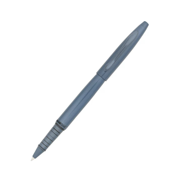 SWISSBRAND Opulent 2524 Matte blue Rollerball Pen with blue trim
