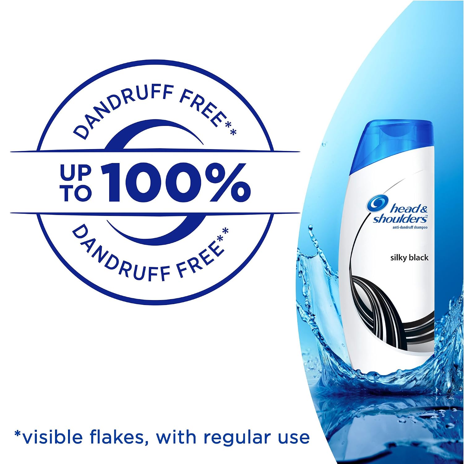 Head & Shoulders Shampoo Silky Black, 340ml