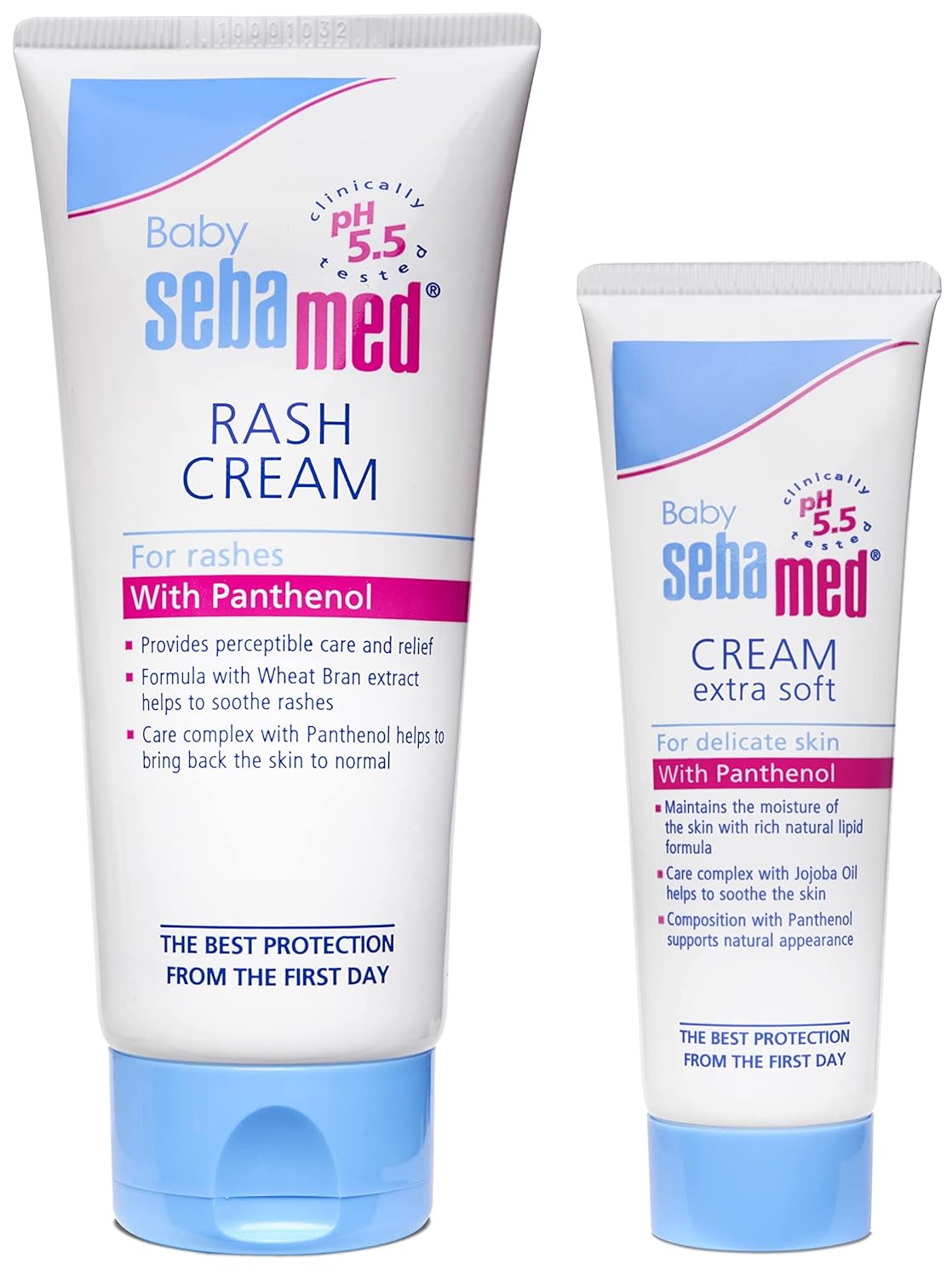 Sebamed Baby Cream Extra Soft 50ml & Baby Rash Cream 100ml Combo