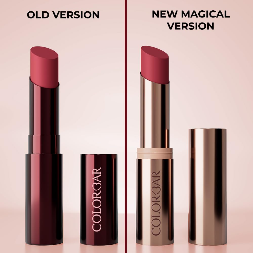 Colorbar Kissproof Lipstick | First Date Brown | Lightweight Matte Texture | Long-Lasting Vegan Lip Color | Paraben, Mineral Oil, Sulphate & Cruelty Free | 3.7 g