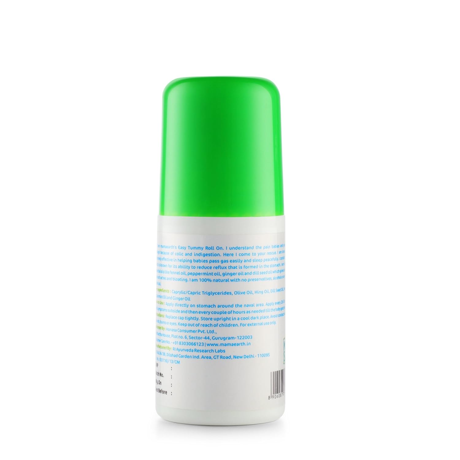 Mamaearth Easy Tummy Roll On for Colic & Gas Relief with Hing & Fennel Oil 40ml