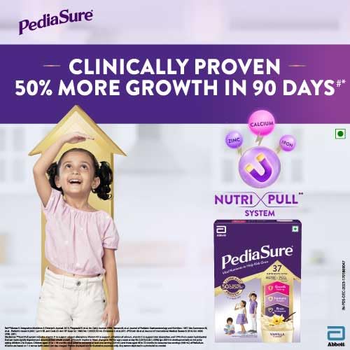 Pediasure Health & Nutrition Drink Powder Vanilla Refill 200gm