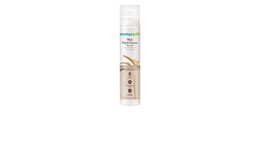 Mamaearth Rice Night Cream With Rice Water & Niacinamide - 50 gm