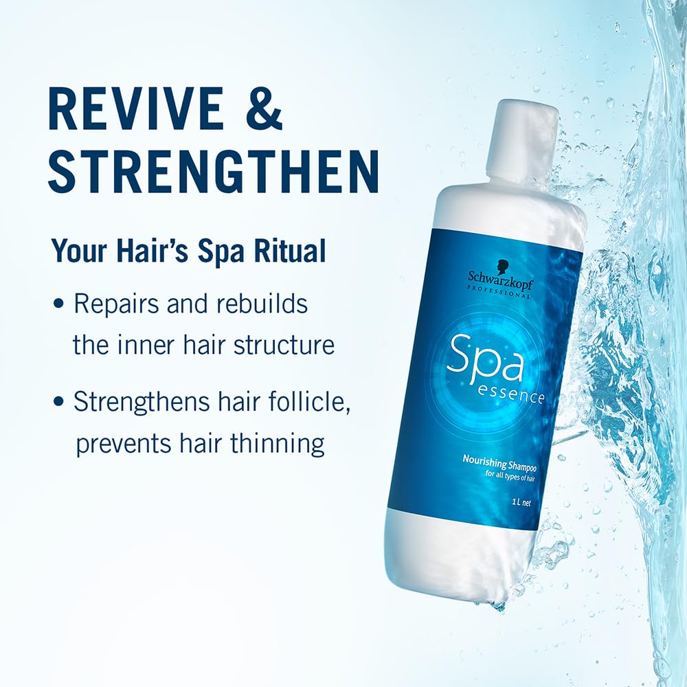 Schwarzkopf Professional Spa Essence Nourishing Shampoo | 1000 Ml
