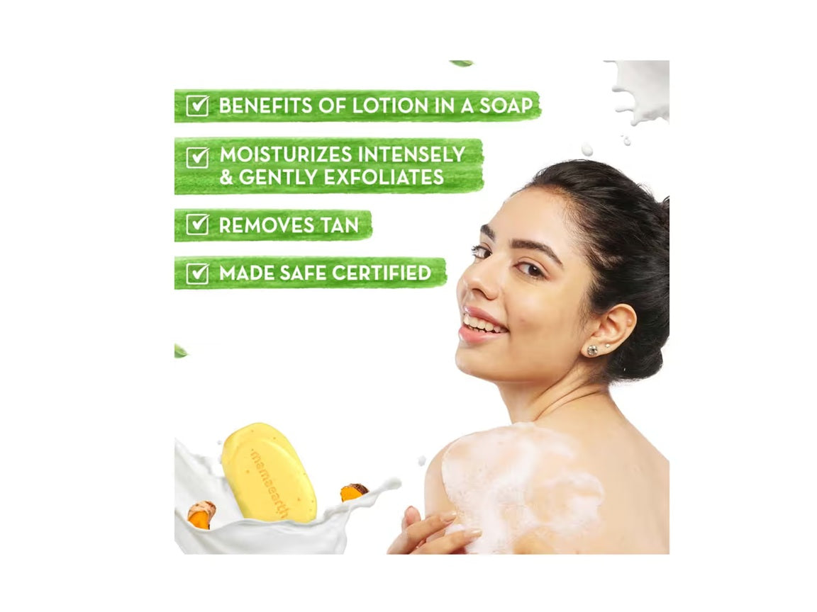 Mamaearth Ubtan Moisturizing Lotion Soap - (4 pcs)