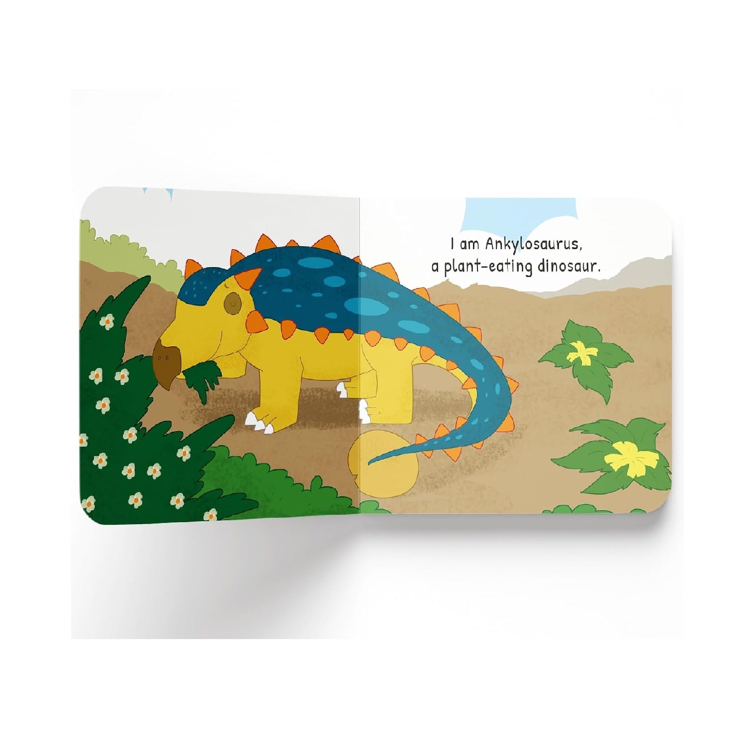 Ankylosaurus – My First Dino Board Book: Illustrated Dinosaur Picture Book for Kids | Board Book