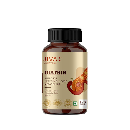 Jiva Diatrin Tablets – 120 Tablets For Sugar Control, Strengthening Pancreas, Metabolism, Urinary Disorders