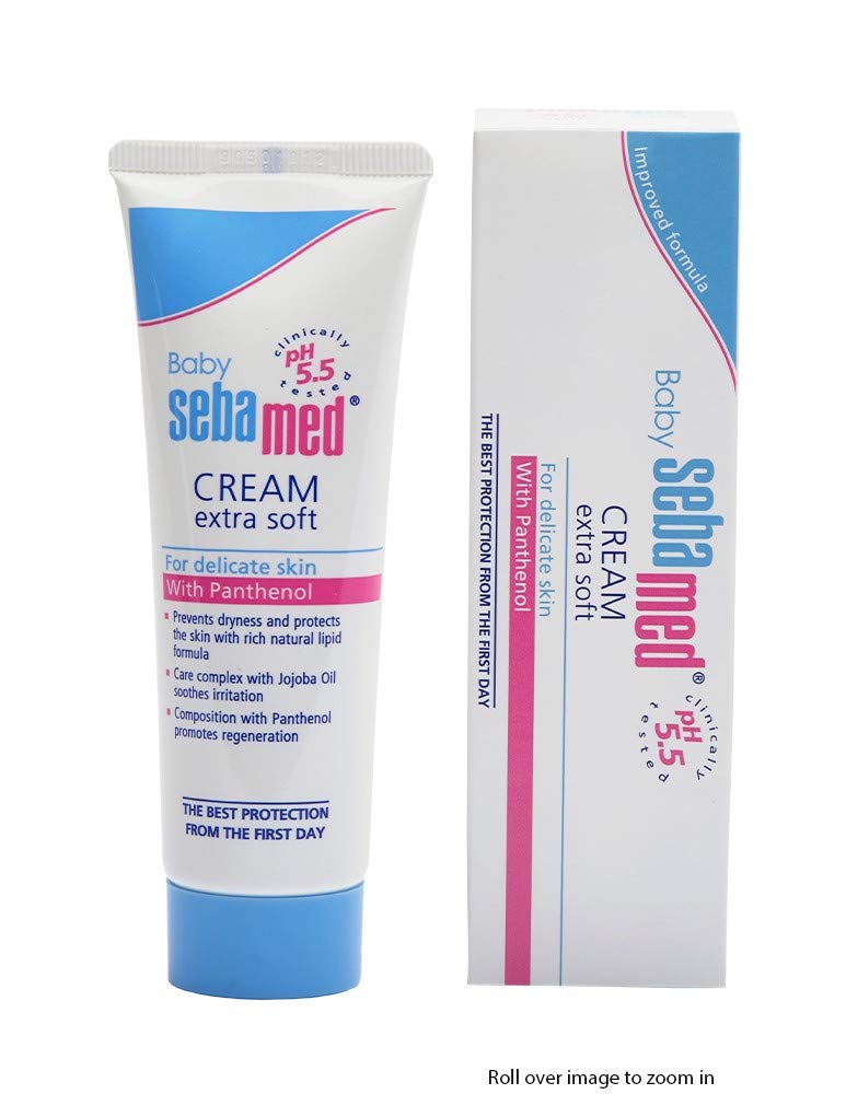 Sebamed Baby Cream Extra Soft 50ml & Baby Rash Cream 100ml Combo