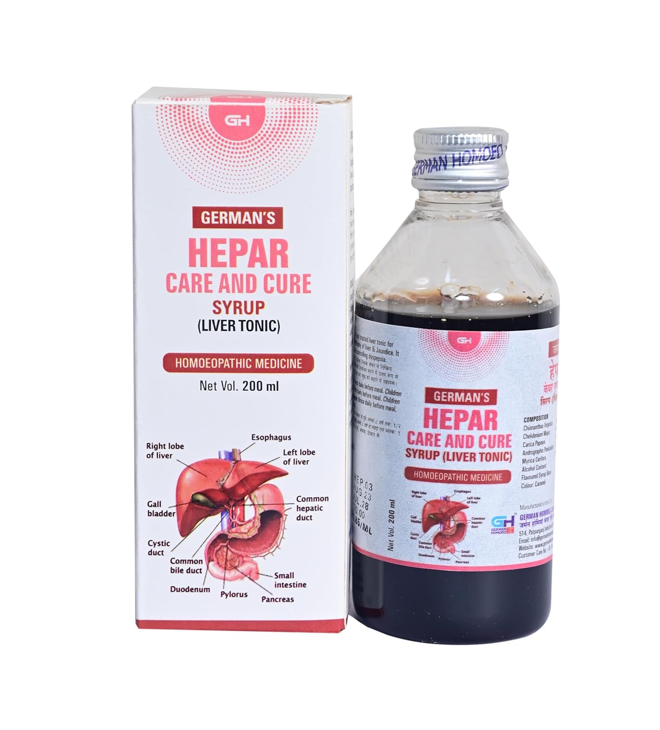 German Homeo Care & Cure Hepar Tonic (200ml)